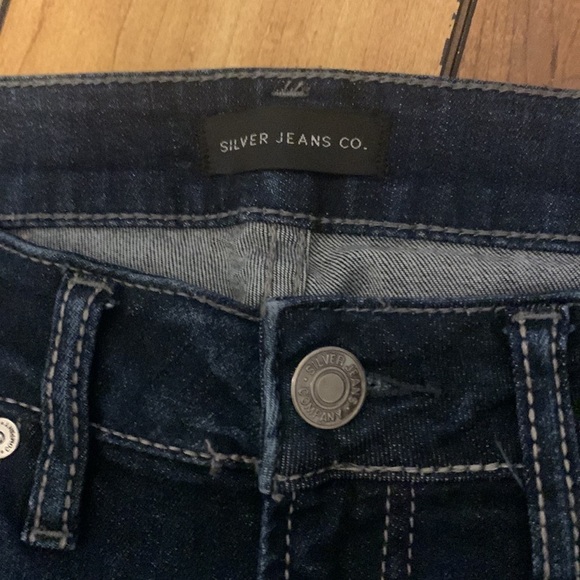 Silver Jeans Women's Skinny Jeans - Dark Blue - Picture 3 of 7